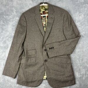 Tailored Sport Coat for Manny Machado Raphael Wardrobe Design Brown Tweed 40R